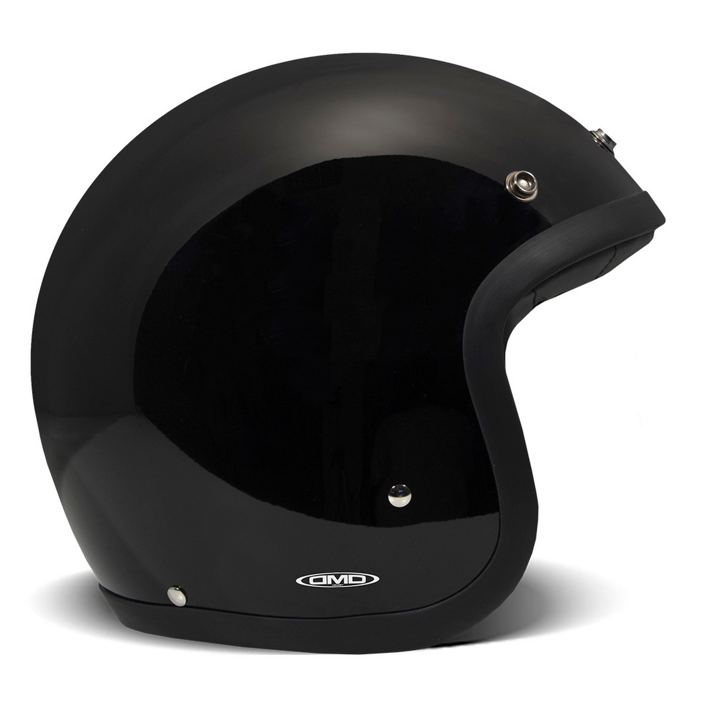 Helm DMD RETRO, schwarz glänzend, Gr. S, 55cm Jethelm