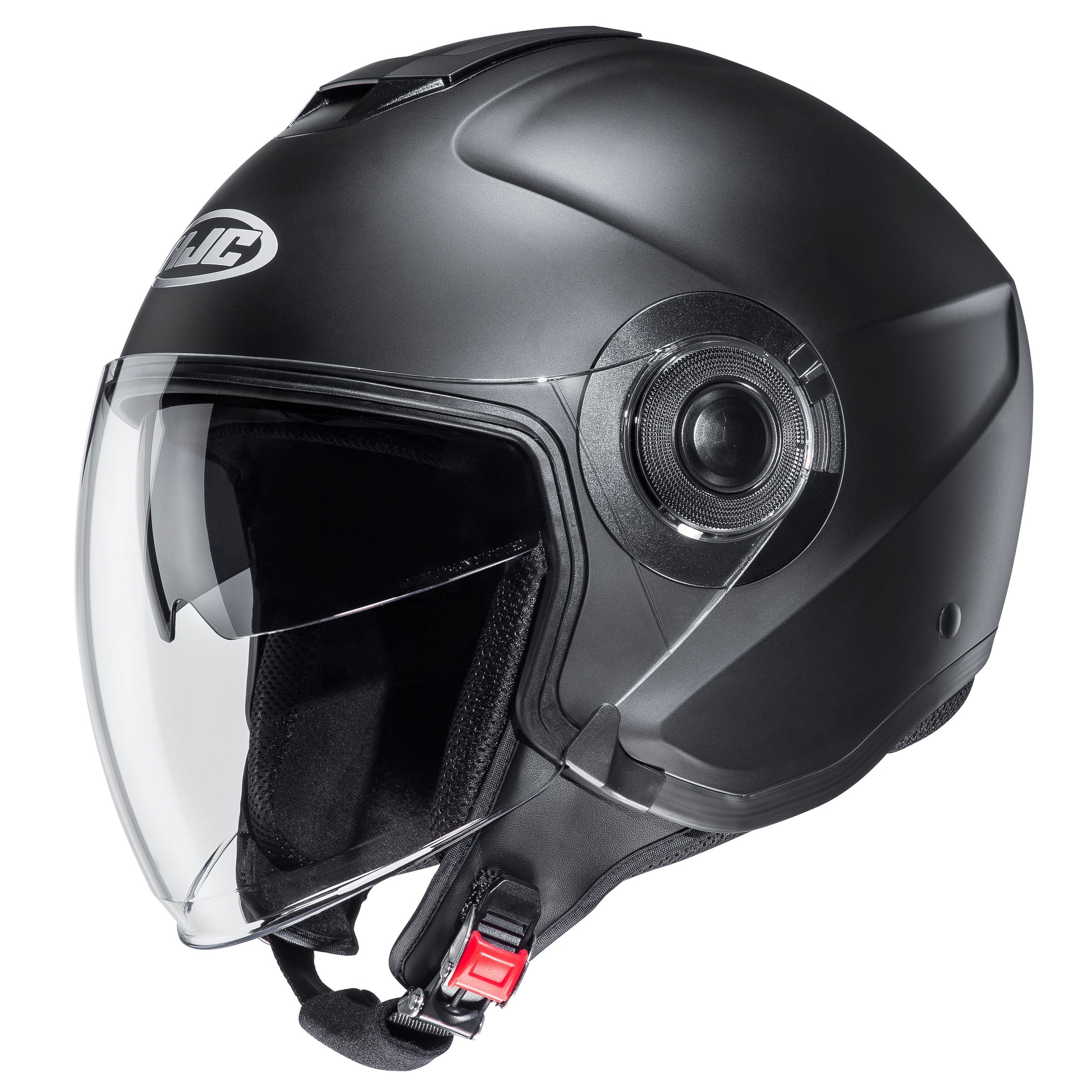 Helm HJC i40N, schwarz matt, Gr. XXL, 62-63 cm Jethelm