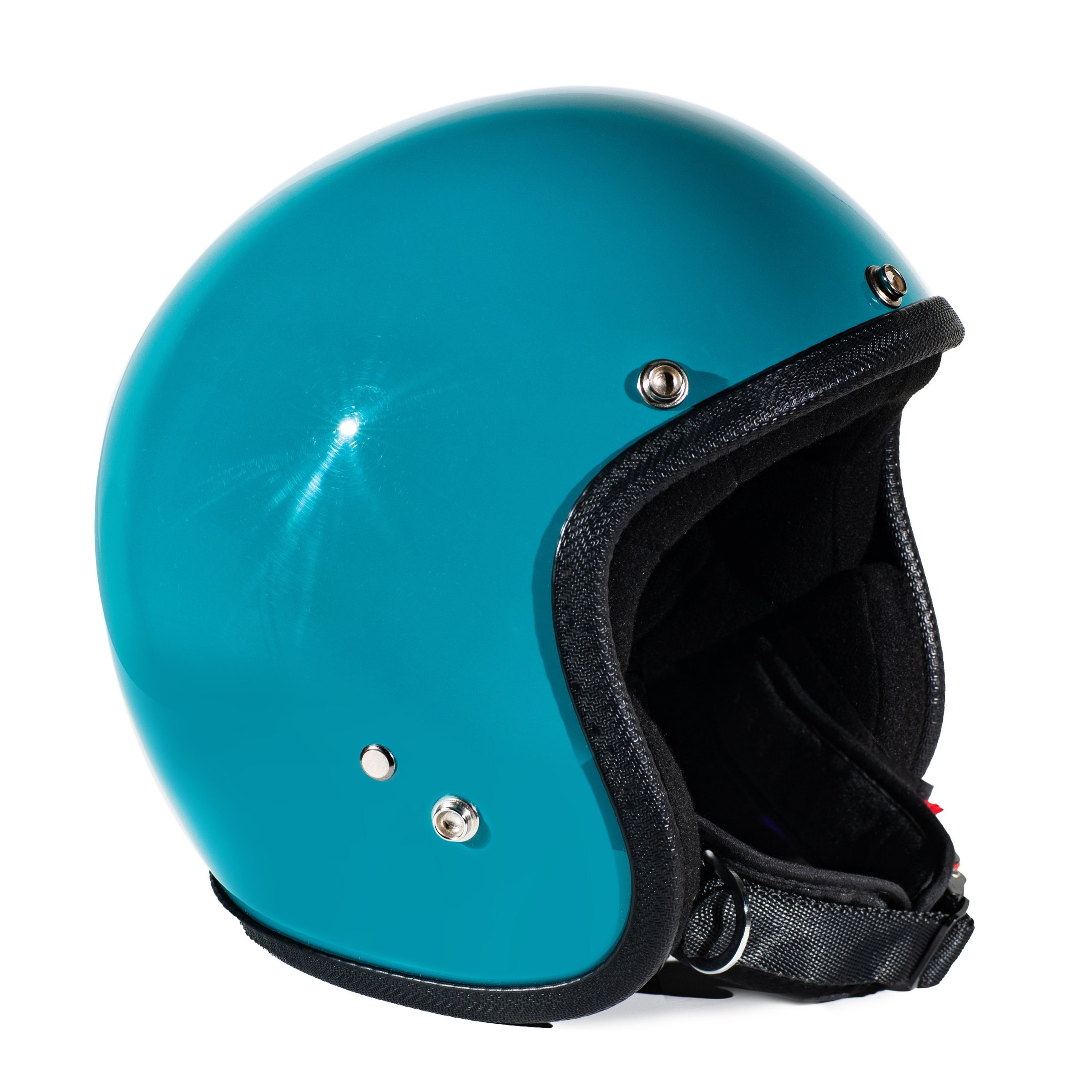 Helm 70'S PASTELLO Vintage, türkis, Gr. XS, 53-54 Jethelm