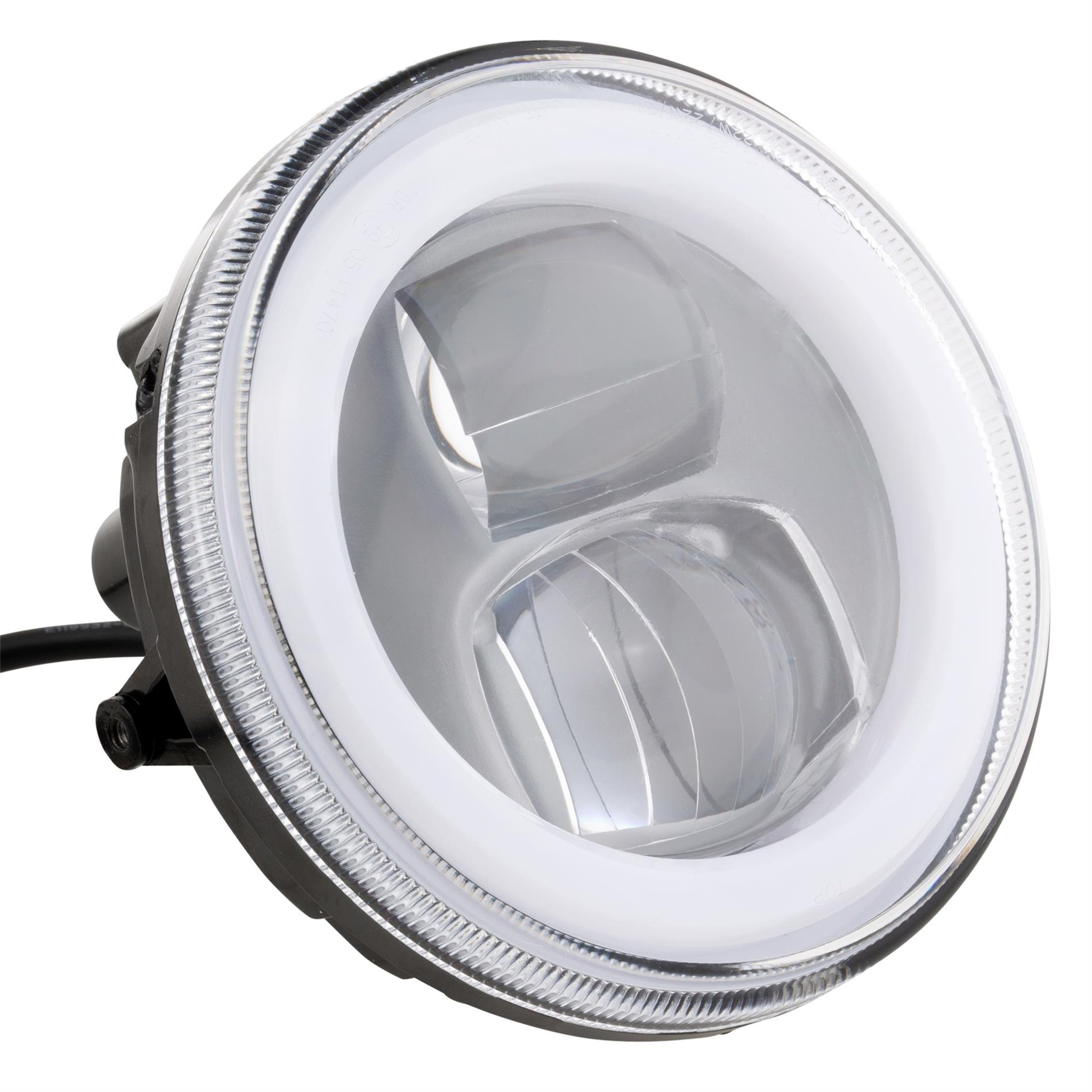 Scheinwerfer LED rund Ø 120 mm für Vespa 50 SS/90 SS/125 PV/ET3/Super/VNB3-6/150 Super/VBA/VBB/VGLA-B/GS VS5/160 GS/Lambretta