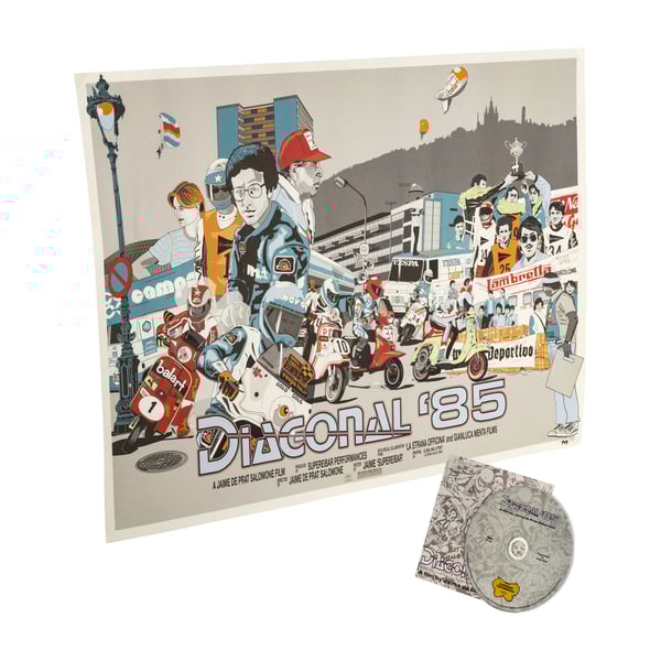 Poster/DVD Set Diagonal `85 Stadtrennen Barcelona 