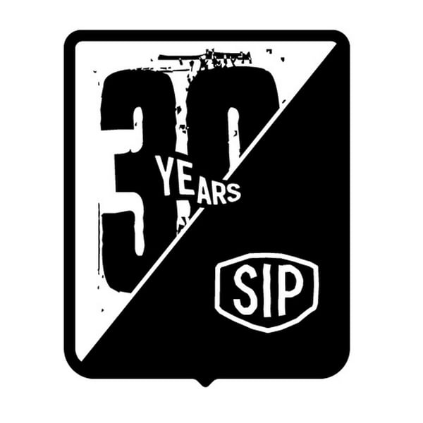 Aufkleber SIP mit Motiv 30 Jahre 4-Eck 