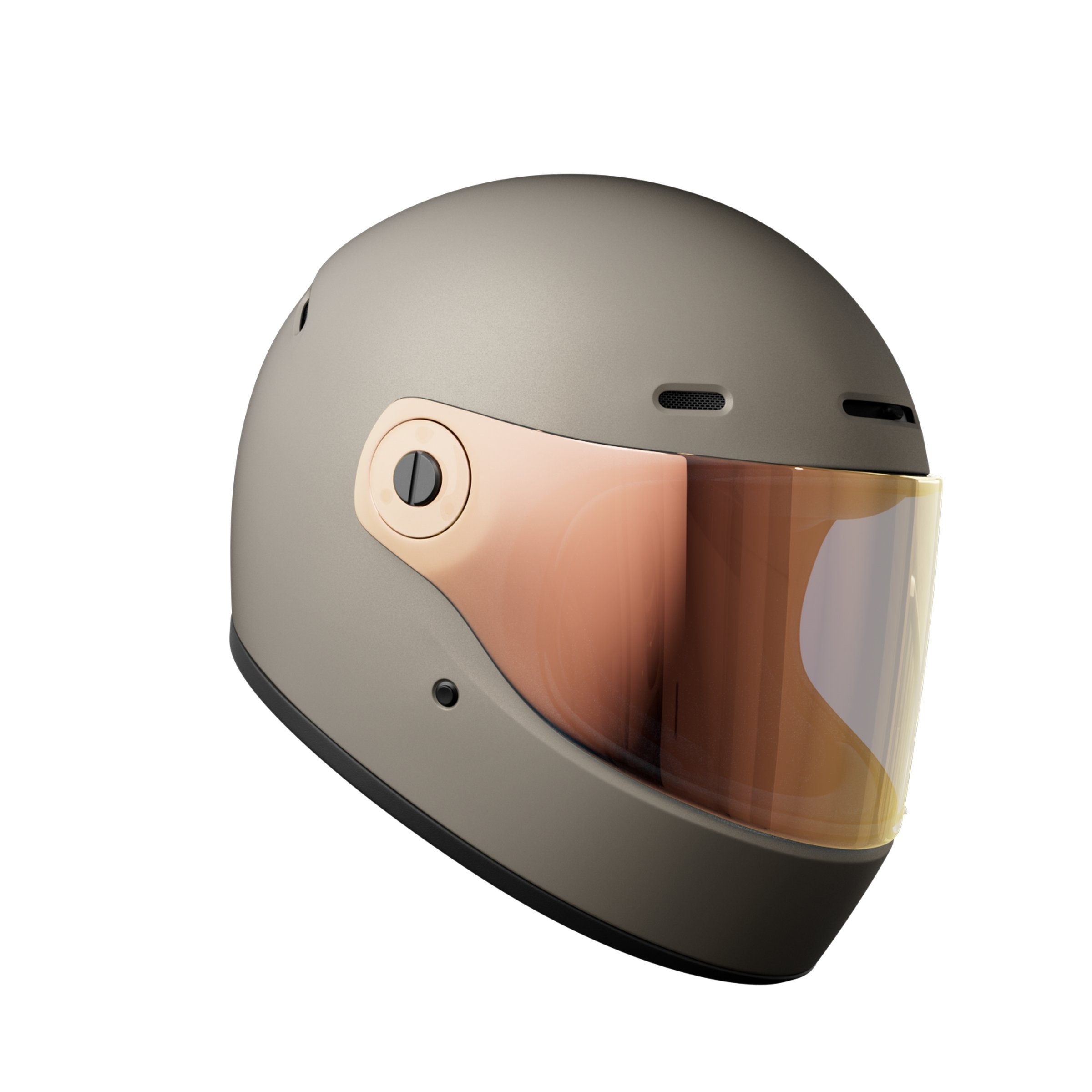 Helm JOHN DOE ONE, beige matt, Gr. L, 59-60cm Integralhelm