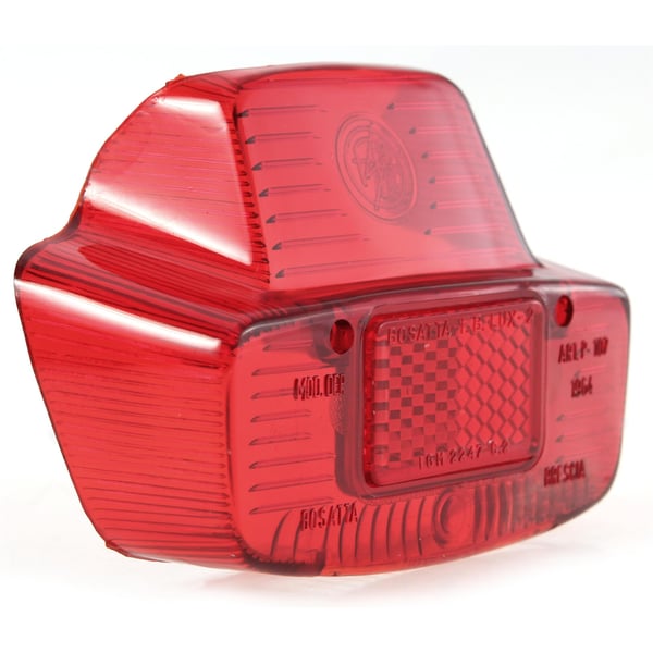 Rücklichtglas BOSATTA Antik groß 96332 - 97440 für Vespa 125 VNB6/150 GL/Sprint> 025478/180SS>0018000
