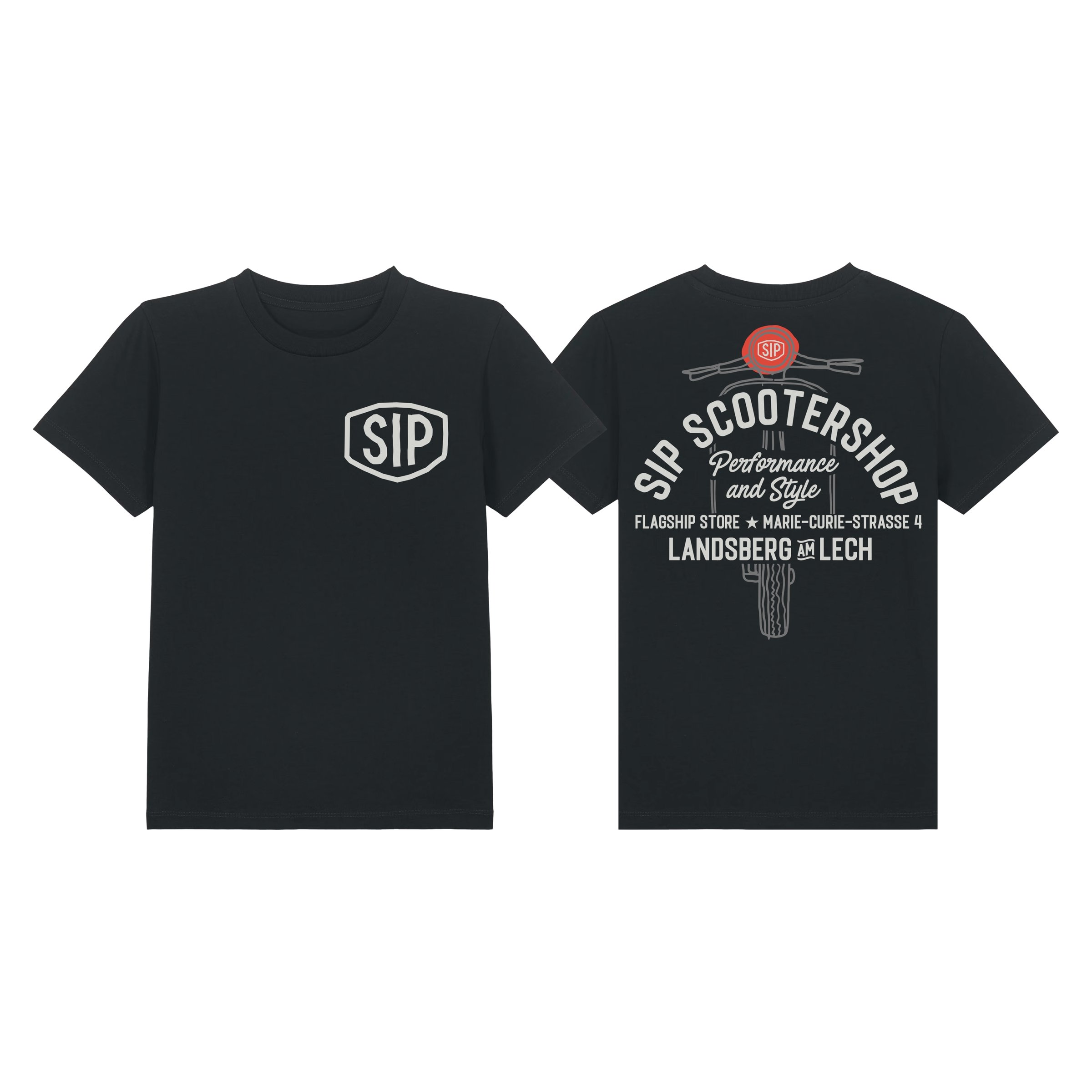 T-Shirt SIP Destination Flagshipstore - Landsberg Größe: 98-104 für Kinder für Kinder