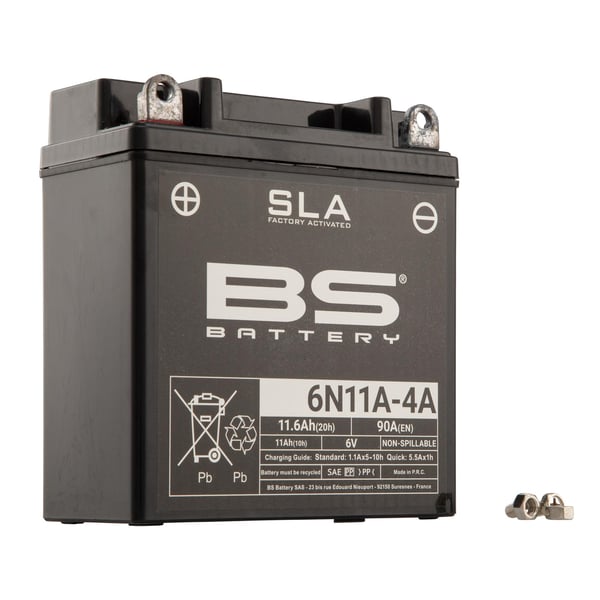 Batterie BS Battery 6V/11.6Ah 90A für Vespa 150 VD/VDTS