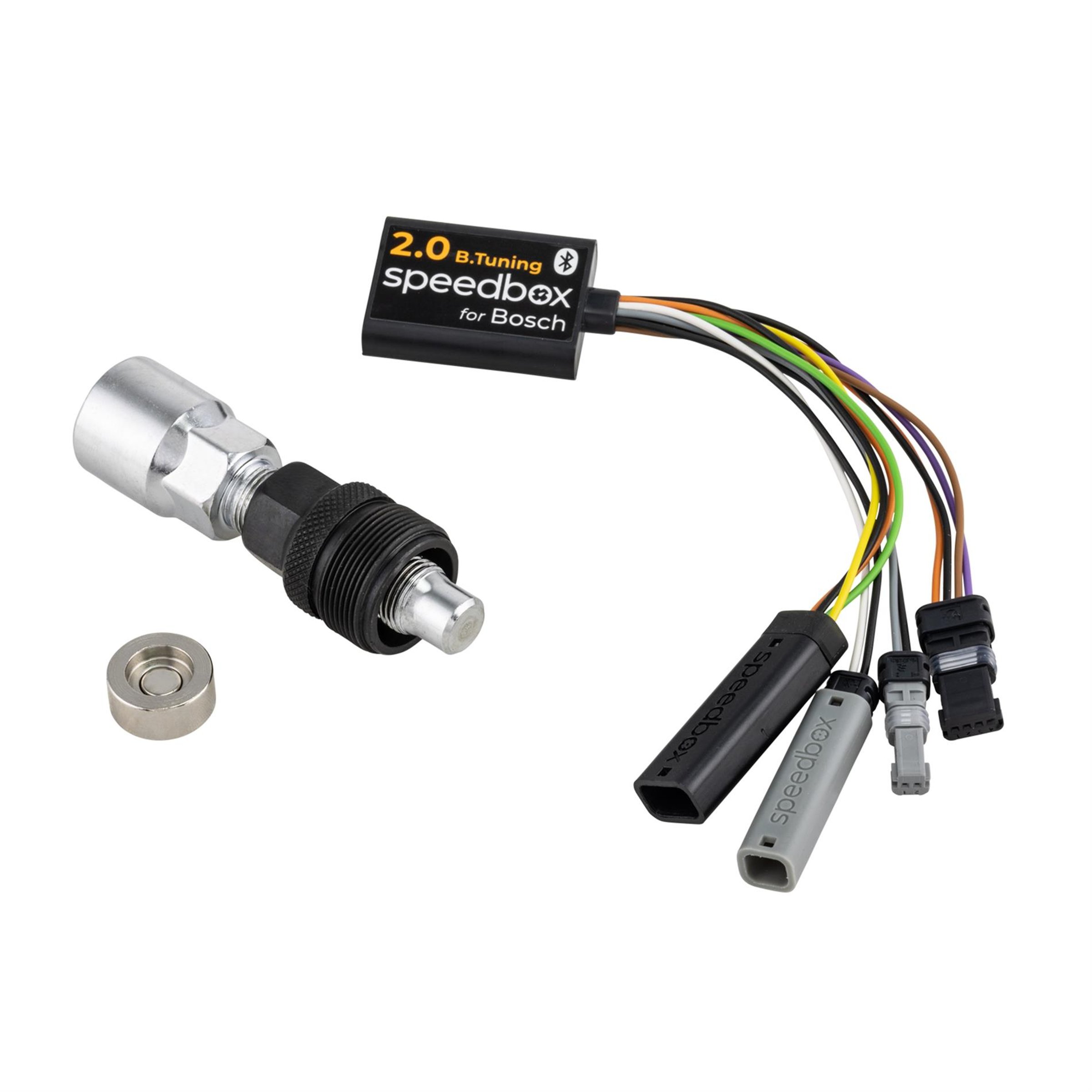 Tuningmodul Set E-Bike SPEEDBOX 2.0 B.TUNING mit Kurbelabzieher für E-Bikes/Pedelecs mit Motor BOSCH Active/ Plus / Performance/ CX, -> `19, Gen2/Gen3