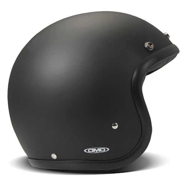 Helm DMD RETRO, schwarz matt, Gr. L, 58cm Jethelm