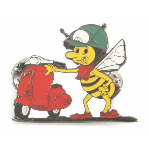 Pin mit Motiv Vespa 'Wespe' Motorroller 