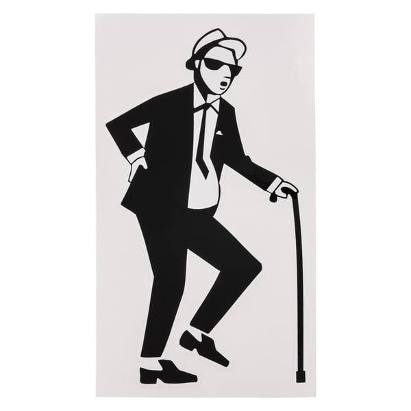 Aufkleber mit Motiv 'Old 2-Tone Mann' 
