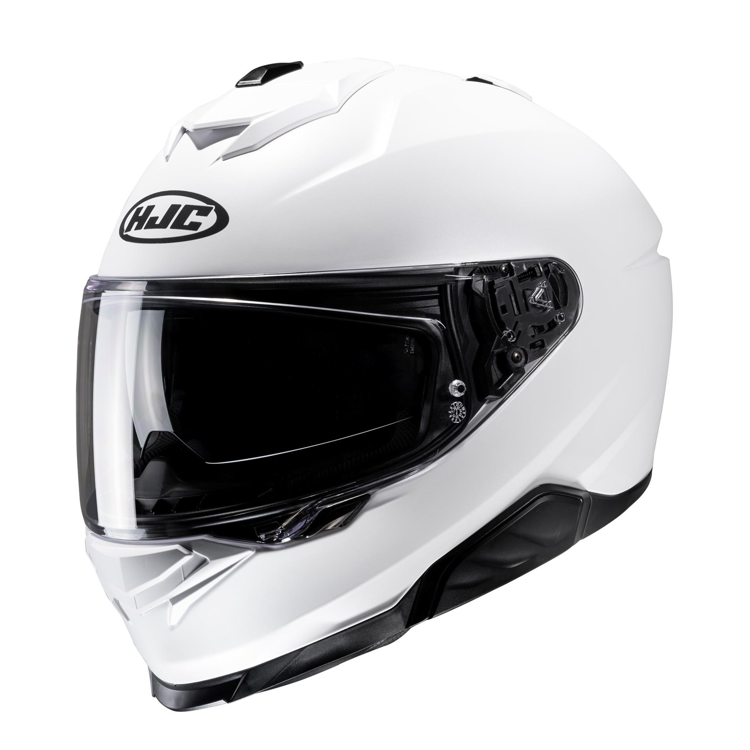 Helm HJC I71 SEMI FLAT PEARL WHITE, weiß matt, Gr. M, 57-58 cm Integralhelm