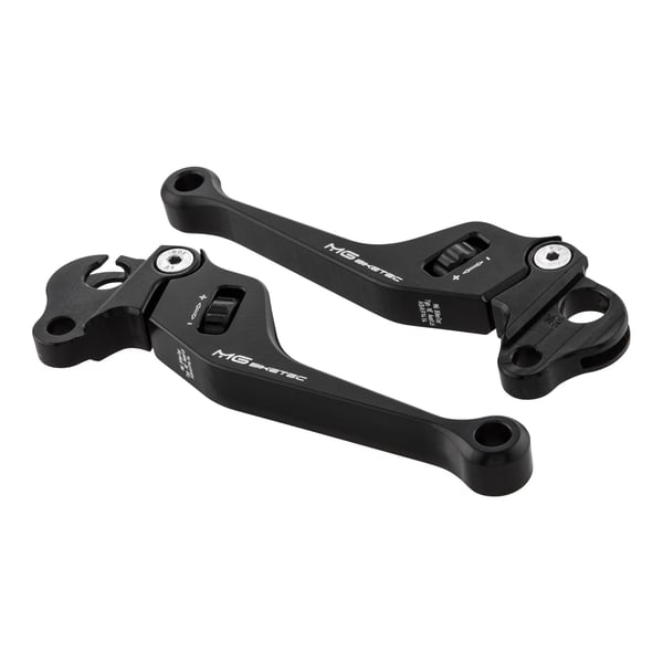 Sporthebel Set MG Biketec, links & rechts für Vespa 50-125/PV/ET3/PK/S/XL/125 VNA–TS/150VBA-T4/160 GS/180 SS/Rally/PX80-200/PE/Lusso