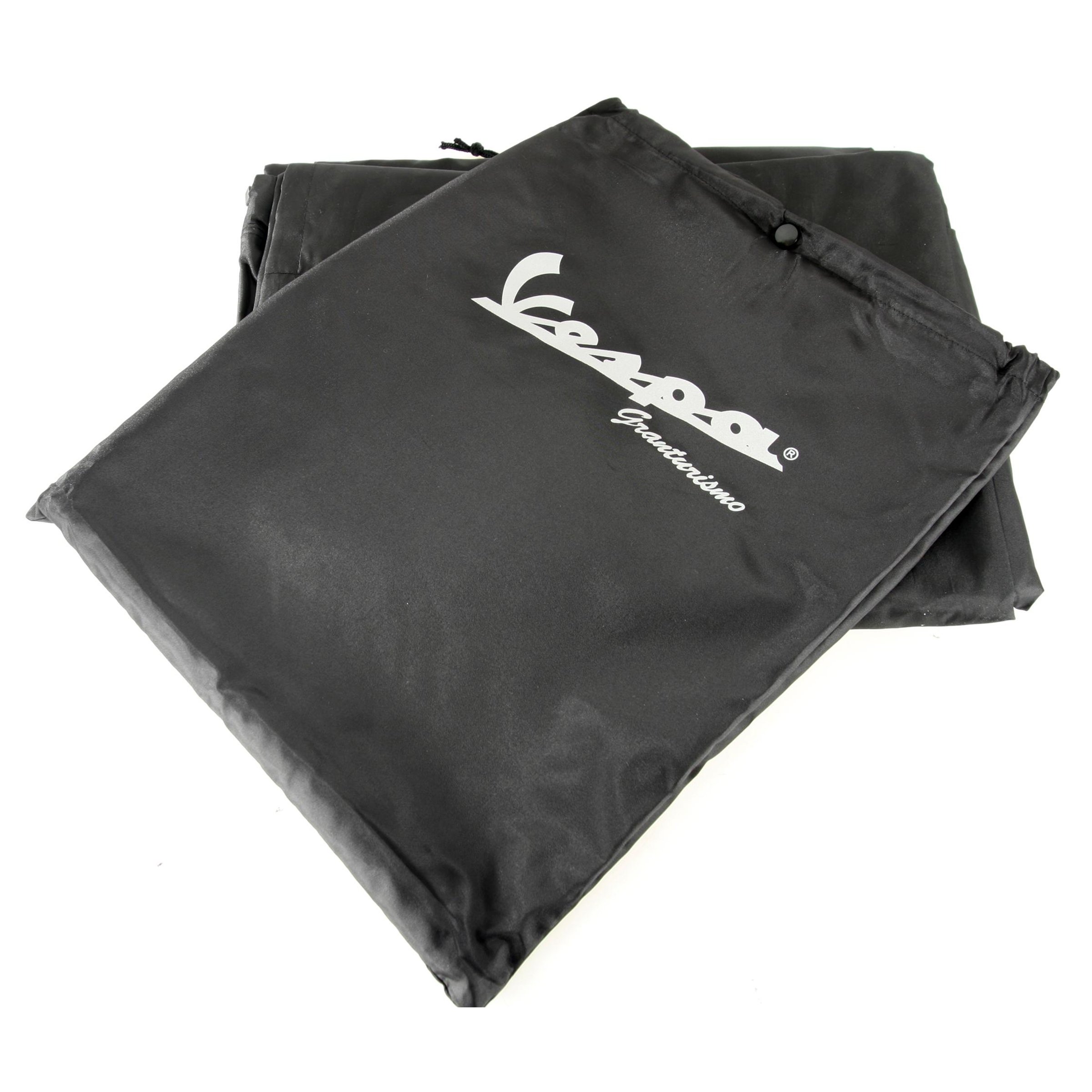 Faltgarage PIAGGIO mit Vespa Schriftzug schwarz für Vespa ET2/ET4/LX/LXV/S/Primavera/Sprint 50-150ccm, für Vespa PX/T5 für Vespa ET2/ET4/LX/LXV/S/Primavera/Sprint 50-150ccm, für Vespa PX/T5