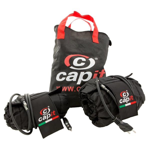 Reifenwärmer CAPIT hinten/vorne Mini Spina 10'' Set für Vorder- und Hinterreifen 230V schwarz 