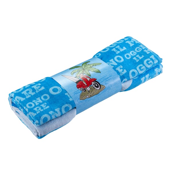 Handtuch VESPA Motiv Oggi Sono Il Mare Größe: 75x150cm 