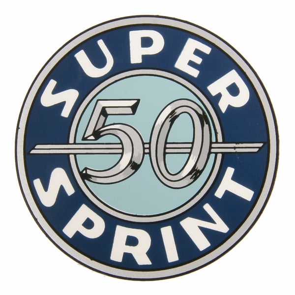 Aufkleber mit Motiv 'SUPER SPRINT 50' für Vespa SS50
