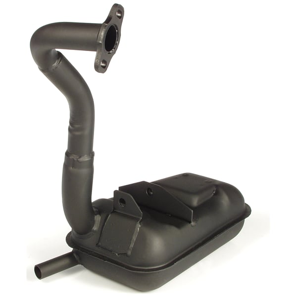 Rennauspuff SITO Plus, Stahl schwarz für Vespa PK80-125 S/PK100-125XL/PK125/ETS/N/XL2