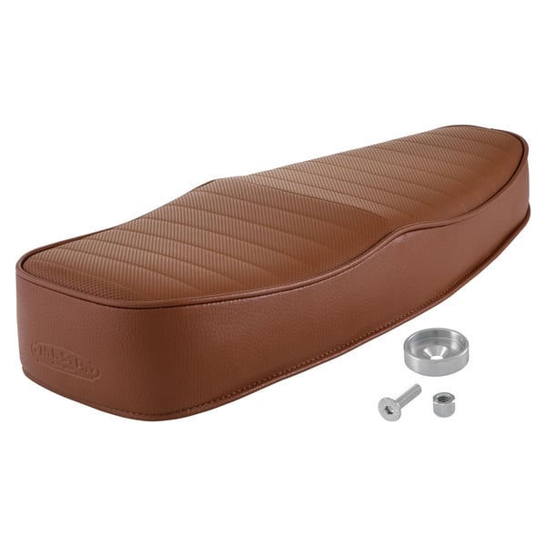 Sportsitzbank NISA WAVE braun, signalbraun RAL 8002 für Vespa 50-125/PV/ET3