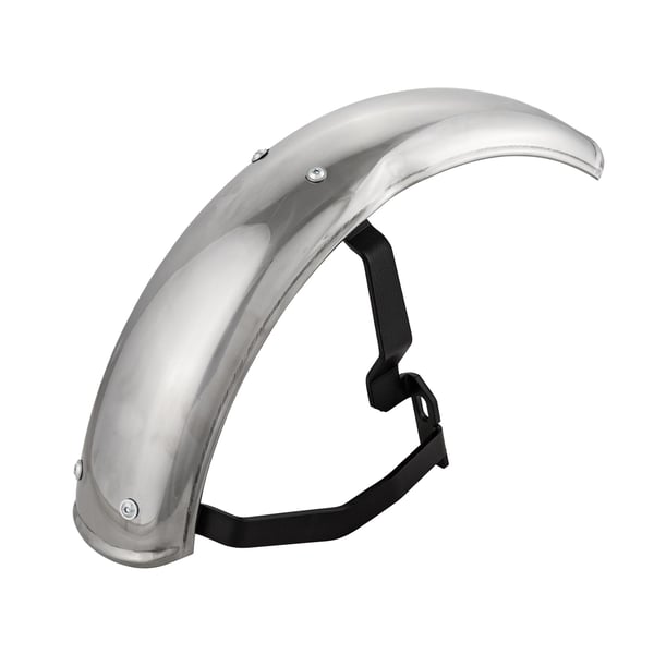 Kotflügel SIP Garelli 2.0, vorne Edelstahl poliert silber für Vespa PK50-125 S/XL/XL2/Automatica/PX80-200/PE/Lusso/`98/MY/T5