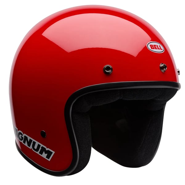 Helm BELL Magnum Solid, rot, Gr. XS, 53-54cm Jethelm