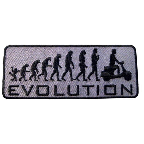 Aufnäher mit Motiv 'Evolution' 
