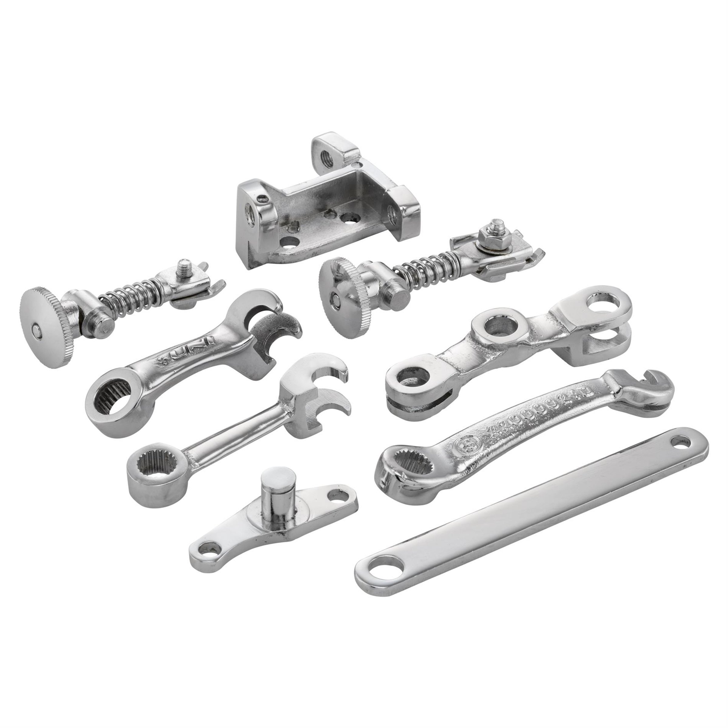 Hebel-Stellkit Seilzüge UNI Auto, Seilzug Kupplung/Gang/Bremse für Lambretta 125 DL/GP/150 DL/GP/200 DL/GP