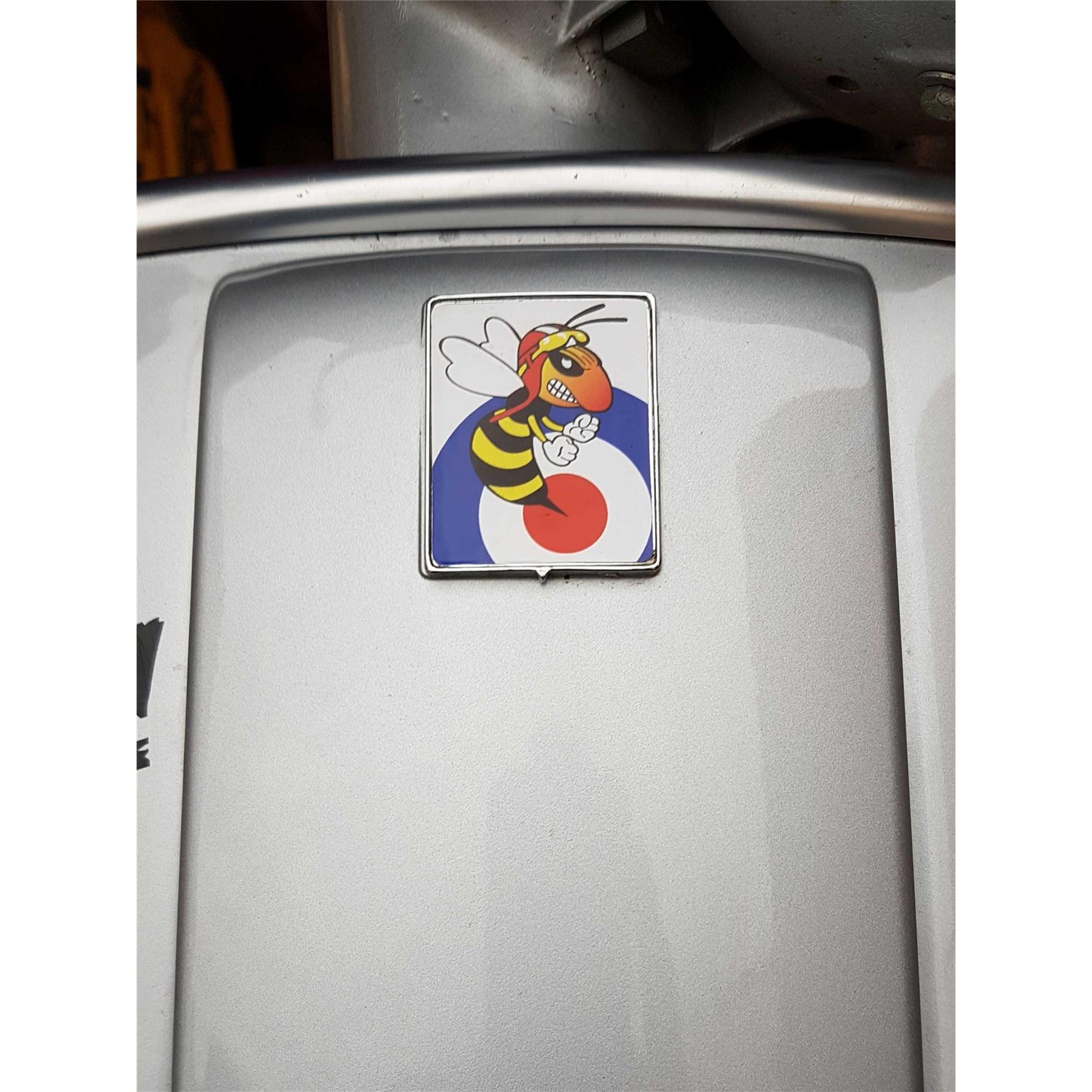 Aufkleber mit Motiv 'Target böse Wespe'  