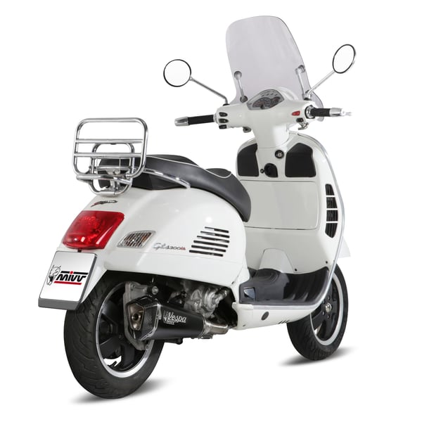Rennauspuff MIVV Delta Race Black für Vespa GTS/GTS Super/GTV 300ccm (`16-`18) 300ccm 4T LC