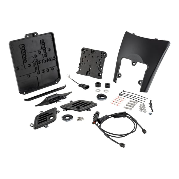 Nummernschildhalter Rücklicht WUNDERKIND für deutsche Kennzeichen 180 x 200 mm, hinten, 107430-A97-F15 für Vespa GTS/GTS Super/GTV 125/300/310ccm (2023-)