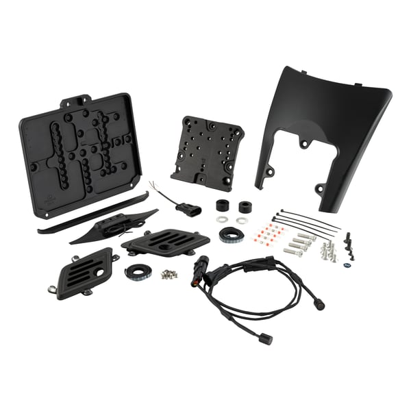 Nummernschildhalter Rücklicht WUNDERKIND für luxembugische Kennzeichen 200 x 140 mm, hinten, 107430-A88-F15 für Vespa GTS/GTS Super/GTV 125/300/310ccm (2023-)