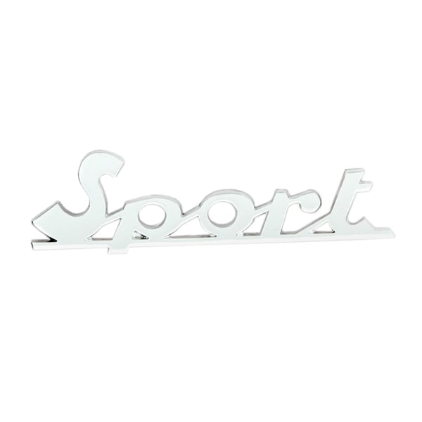 Schriftzug 'Sport' Beinschild vorne für Vespa 100 (UK) / Sport (US)