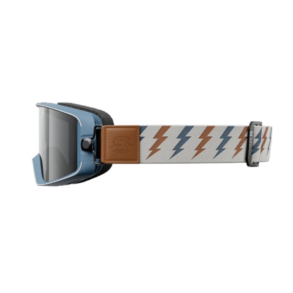 Motorradbrille JOHN DOE Midnight, blau/braun 