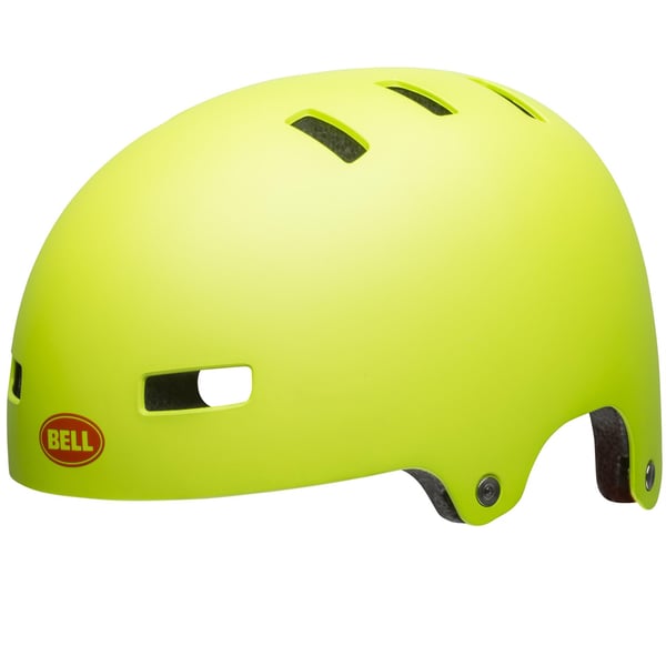 Kinderhelm BELL SPAN Kinder/Jugendhelm matte-bright green 21, Gr. S, 51-55cm Fahrradhelm