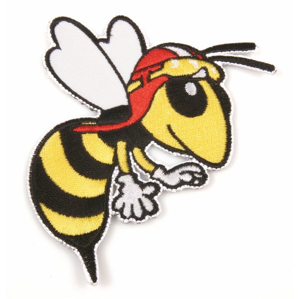 Aufnäher mit Motiv 'Wespe' 