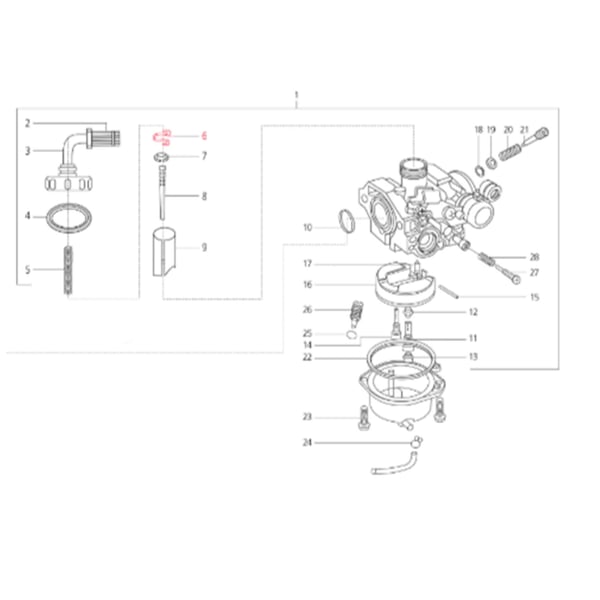 Klemme LML, Nadelclip, C-2770697/11 für LML Star 125-150 4T/Star Deluxe 125-150 4S/Speedy