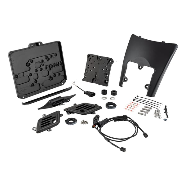 Nummernschildhalter Rücklicht WUNDERKIND für österreichische Kennzeichen 210 x 170 mm, hinten, 107430-A98-F15 für Vespa GTS/GTS Super/GTV 125/300/310ccm (2023-)