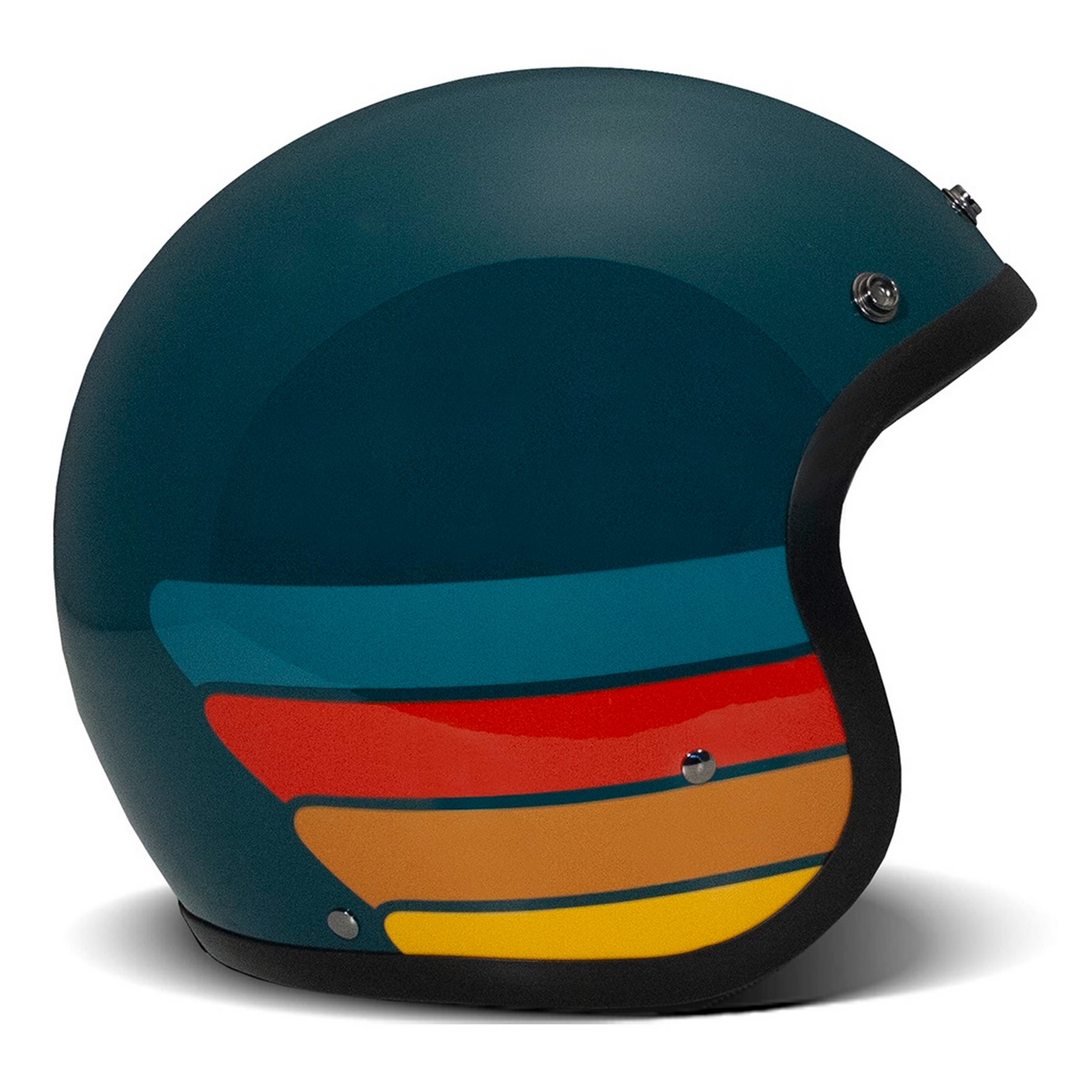 Helm DMD RETRO Petrolhead, petrol, Gr. M, 56-57cm Jethelm
