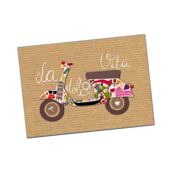 Postkarte SIP mit Motiv La dolce Vita 