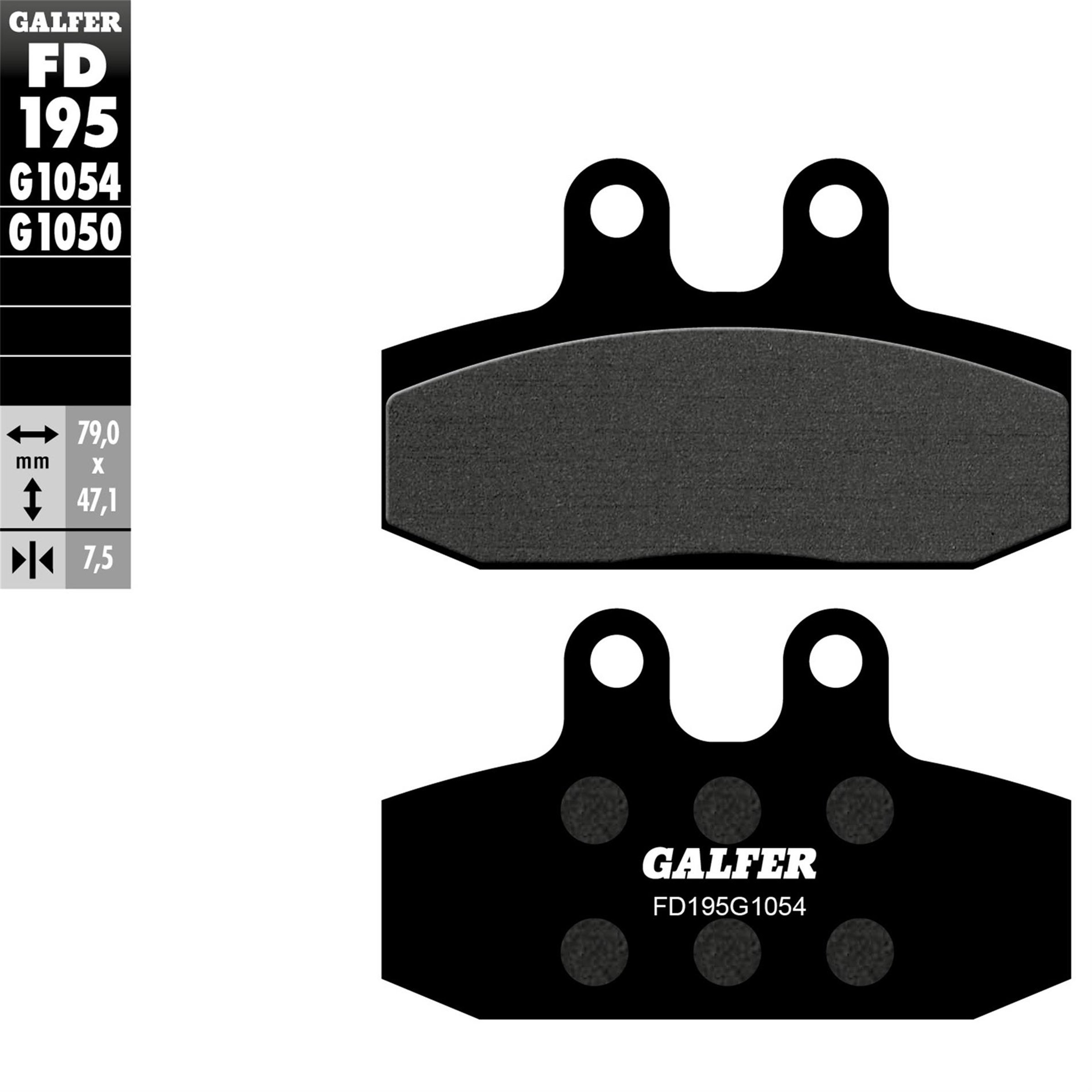 Bremsbeläge GALFER SPORT S19 Erstausrüstung  