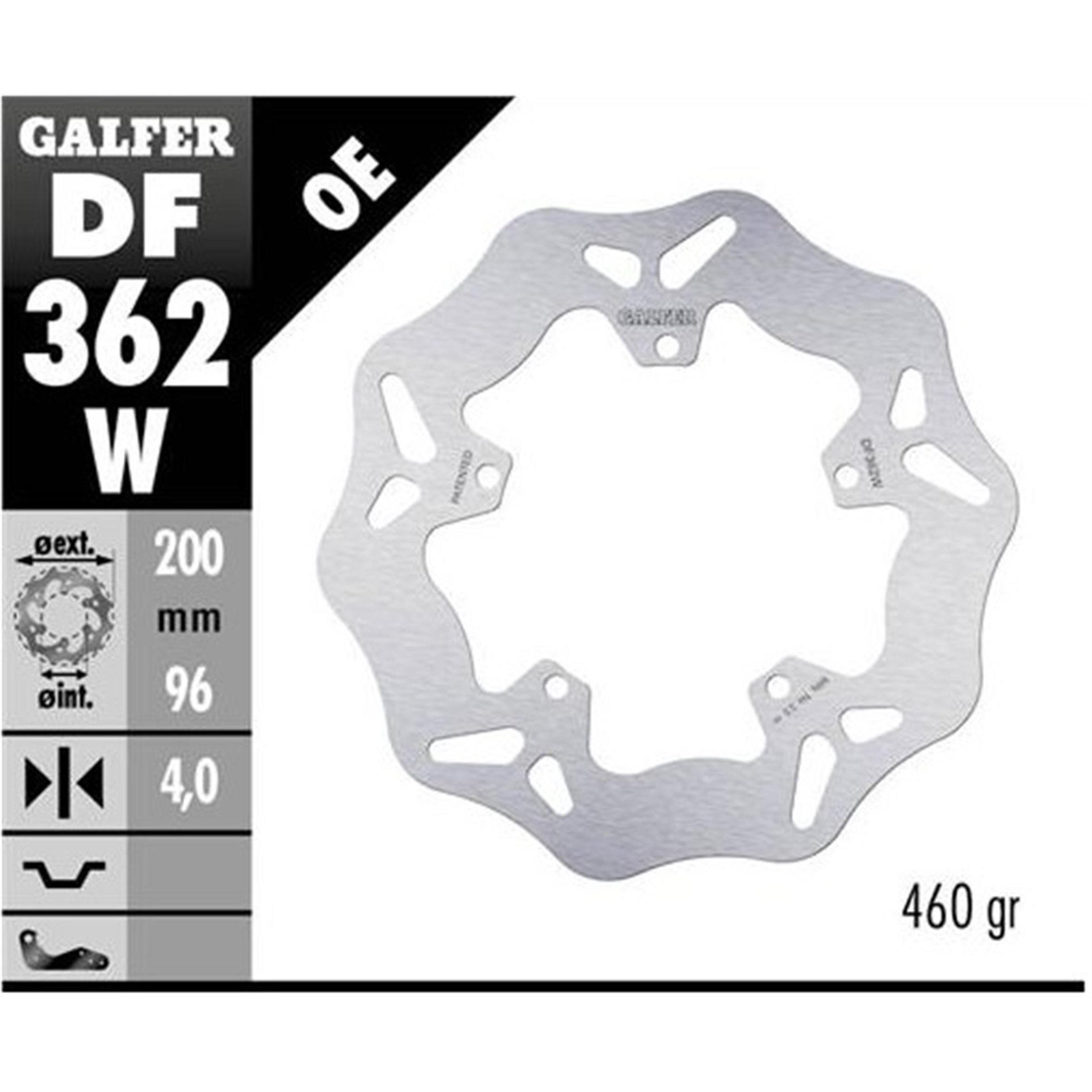 Bremsscheibe GALFER WAVE vorne für Vespa PX 125-200 E '98/MY/'11/ET2/ET4/LX/LXV/S/Primavera/Sprint 50-150ccm/LML Star 125-200 2T/4T für Vespa PX 125-200 E '98/MY/'11/ET2/ET4/LX/LXV/S/Primavera/Sprint 50-150ccm/LML Star 125-200 2T/4T