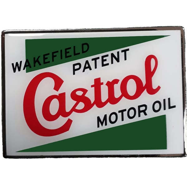 Magnet CASTROL CLASSIC grün/weiß/rot 
