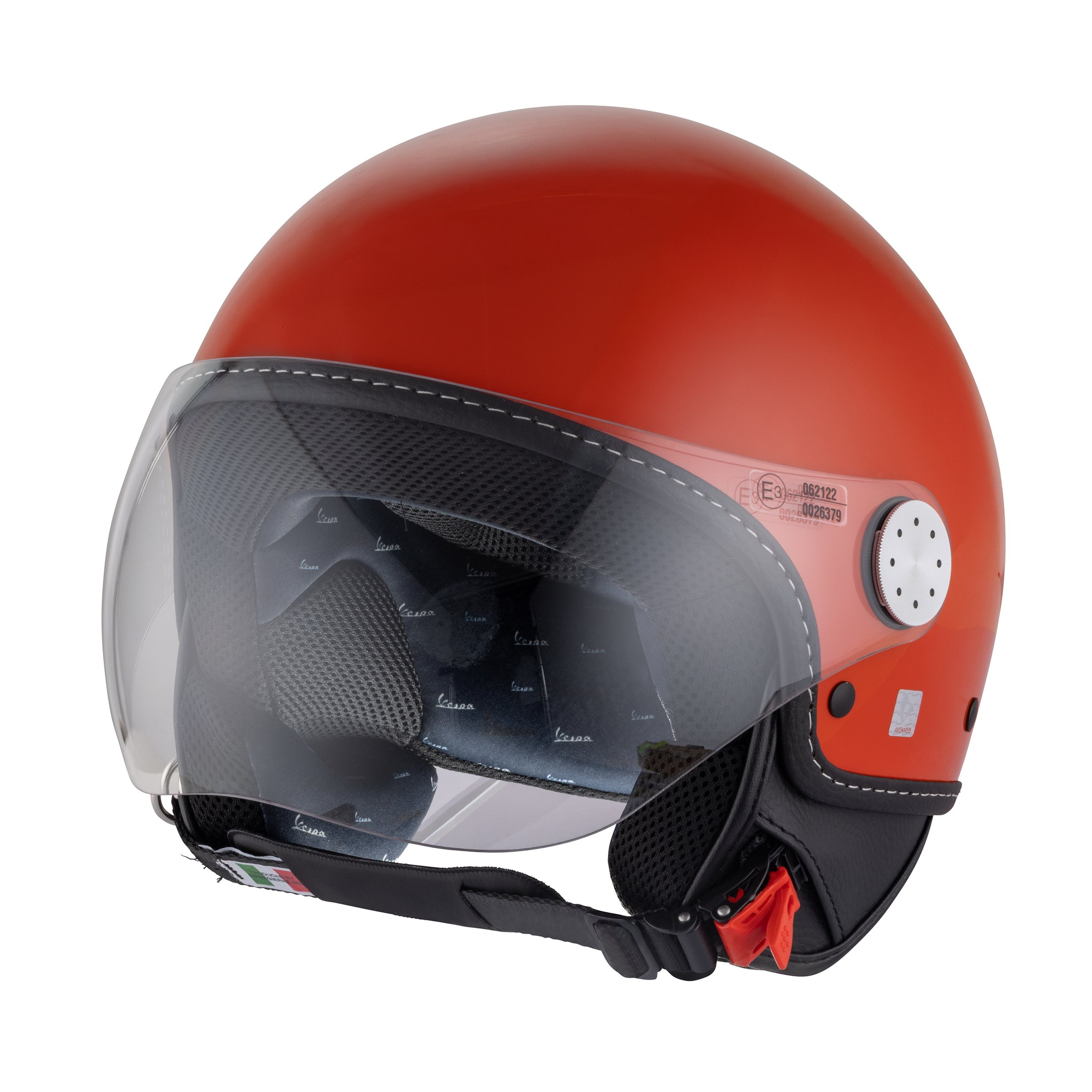 Helm PIAGGIO Vespa Demi Jet Langhe, orange brick/orange impulsivo, A11, Gr. L1, 59cm Jethelm