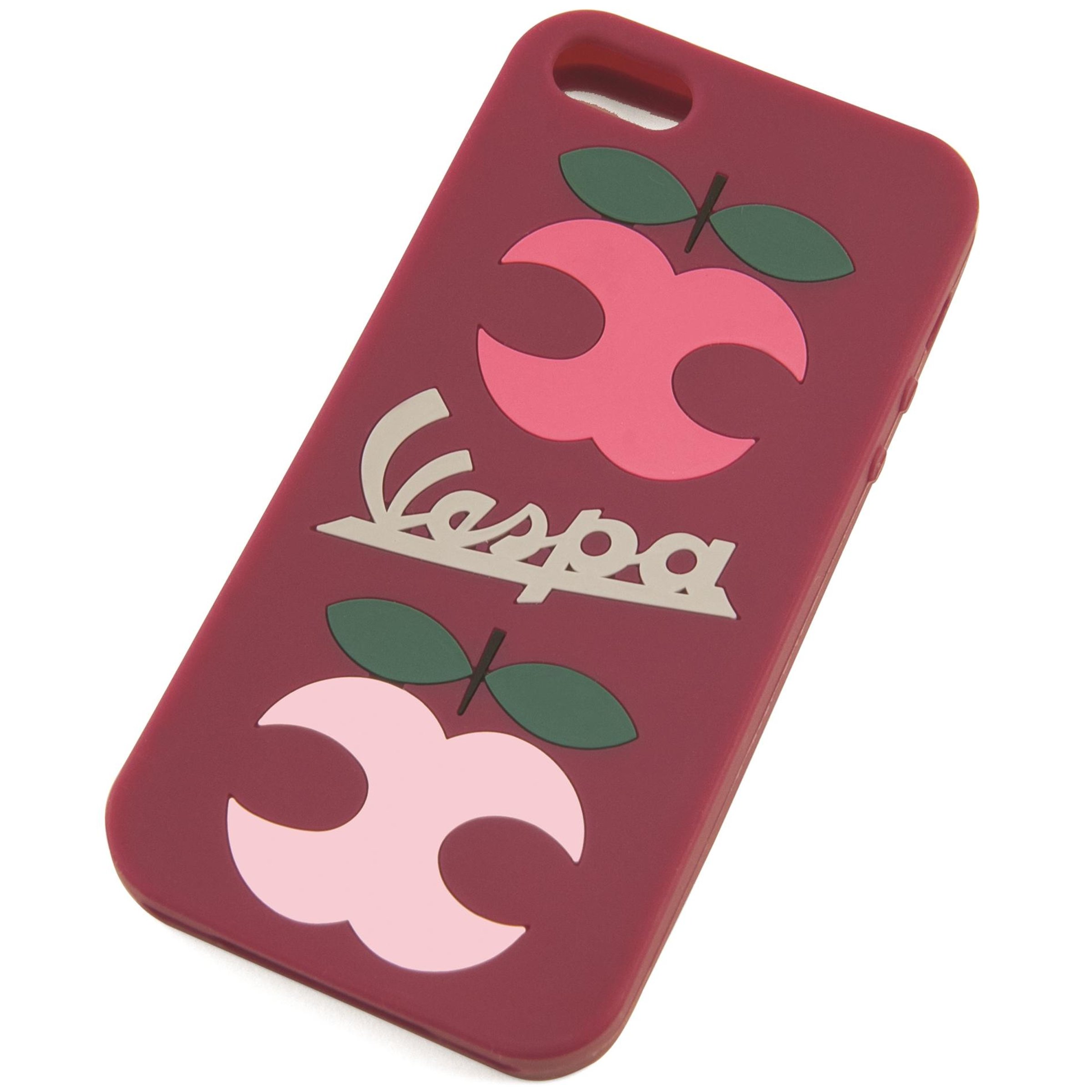 Schutzhülle FORME iPhone 5 mit Motiv 'Apfel' rot mit farbigem Motiv 