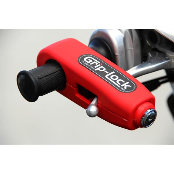 Sicherheitsschloss GRIP LOCK Hebel Bremse/Kupplung rot 