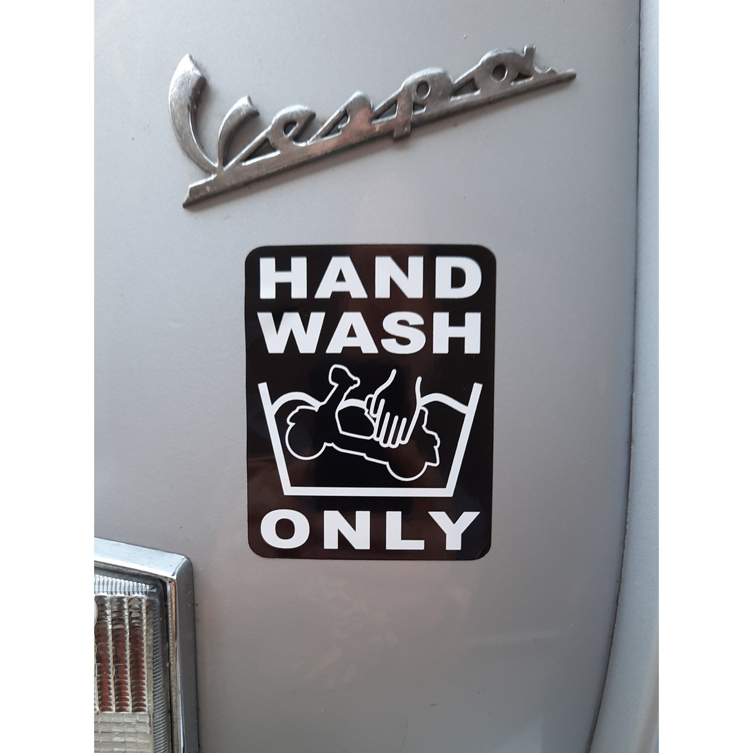 Aufkleber mit Motiv 'Hand Wash Only' 