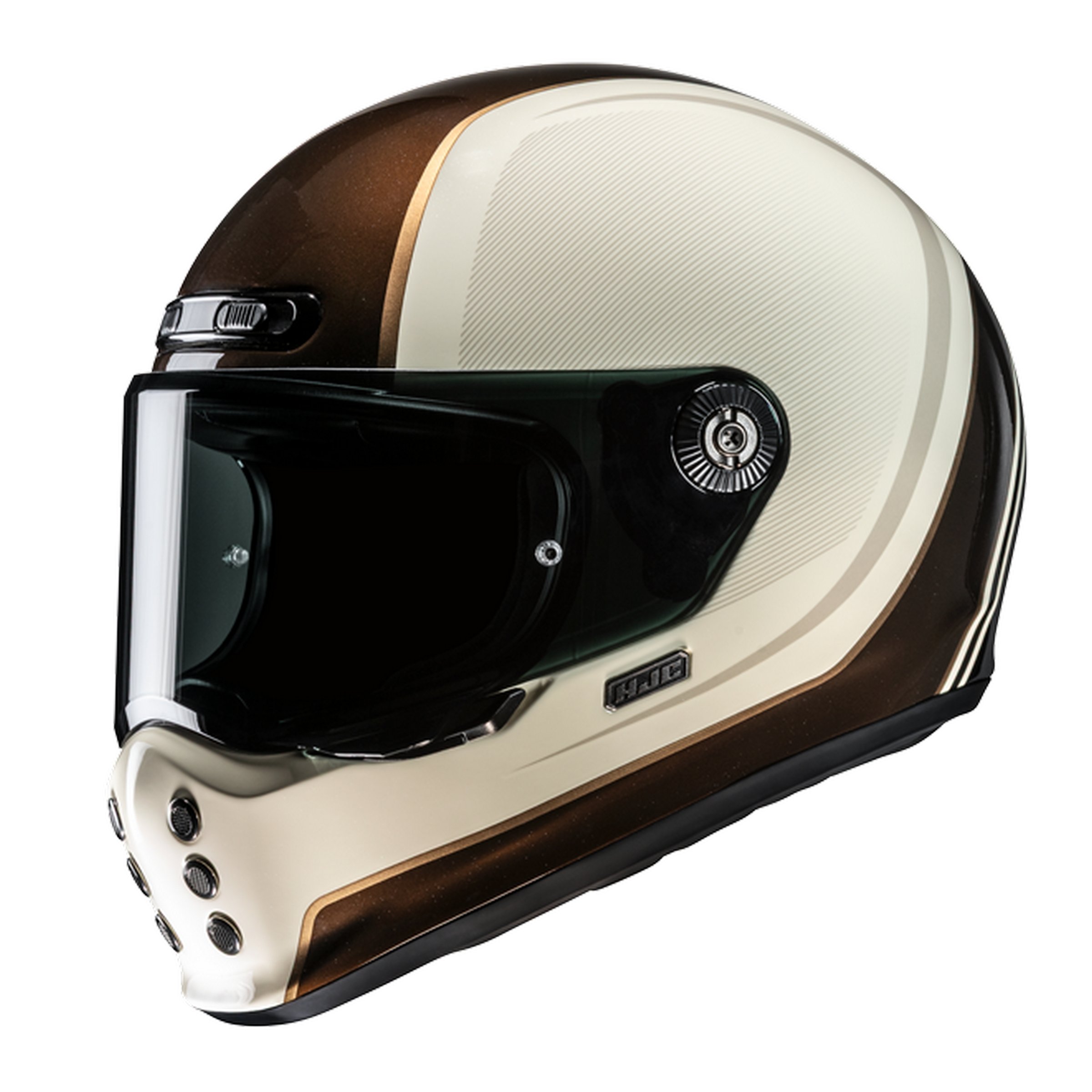 Helm HJC V10 HODU, beige, Gr. XL, 61-62 cm Integralhelm