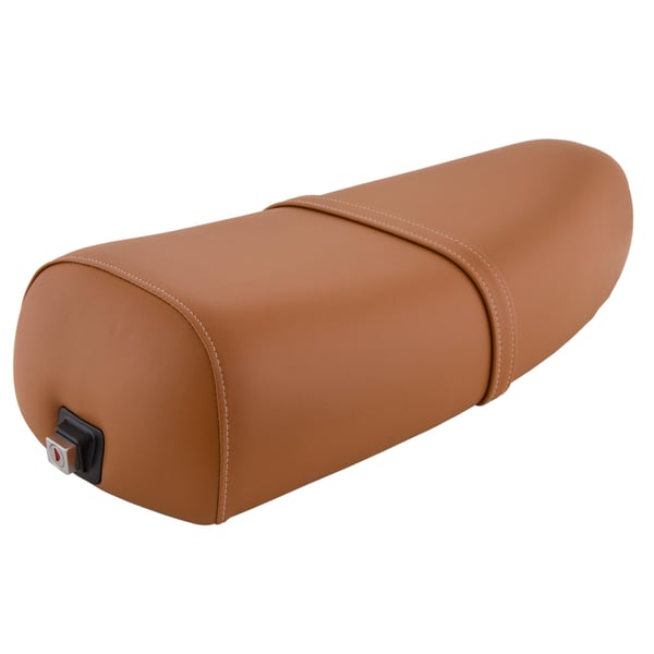 Sitzbank DIEFFE braun, orangebraun RAL 8023 für Vespa PX '98/MY