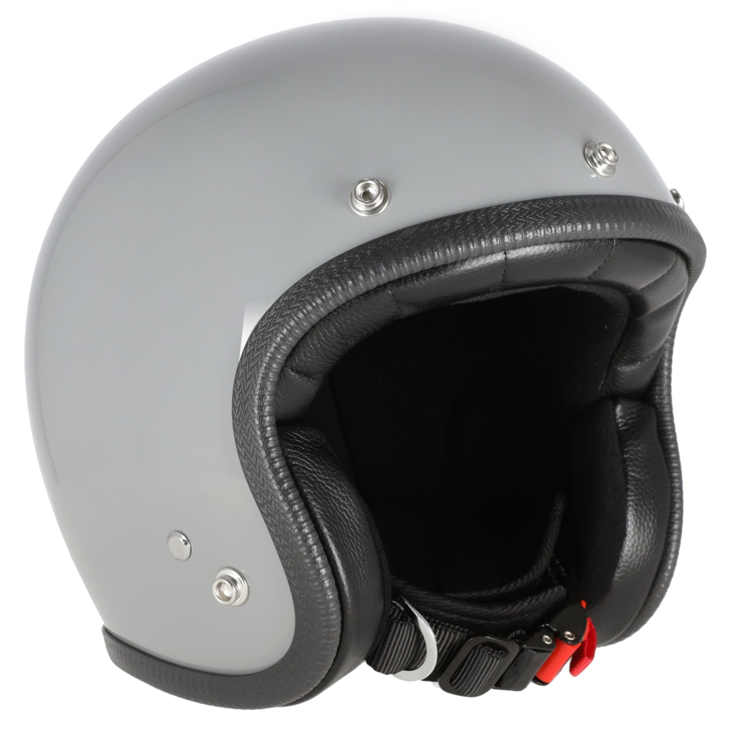 Helm 70'S PASTELLO Vintage, grau, Gr. XS, 53-54 Jethelm