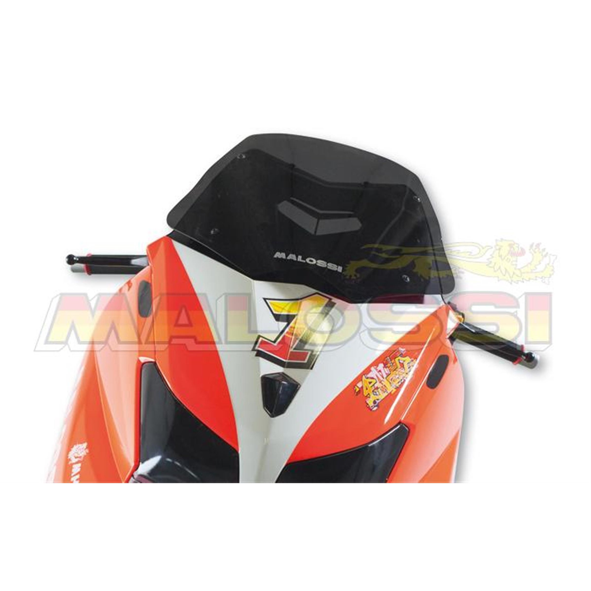 Flyscreen MALOSSI MHR Racing 4516328 für YAMAHA T-Max 530 i.e. '12- für YAMAHA T-Max 530 i.e. '12-