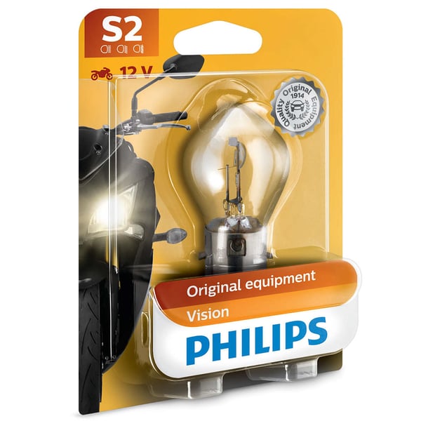 Birne PHILIPS Vision 12V/35/35W, Sockel: BA20d Scheinwerfer